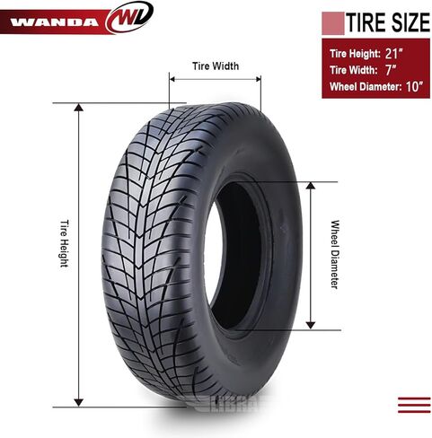 إطارات واندا 2 ATV 21x7-10 21x7x10 4PR P354 10070 in Kuwait