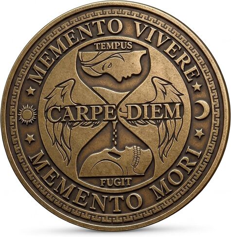 Carpe Diem Coin – Seize The Day Motivational Token – EDC Pocket Reminder – Inspirational Gift for Men & Women – Live in The Moment Coin in Saudi Arabia