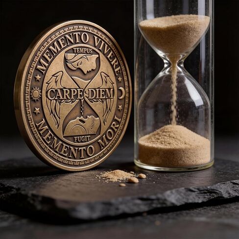 Carpe Diem Coin – Seize The Day Motivational Token – EDC Pocket Reminder – Inspirational Gift for Men & Women – Live in The Moment Coin in Saudi Arabia