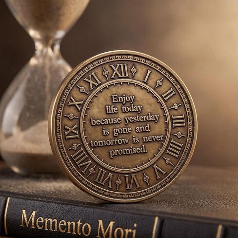 Carpe Diem Coin – Seize The Day Motivational Token – EDC Pocket Reminder – Inspirational Gift for Men & Women – Live in The Moment Coin in Saudi Arabia