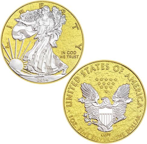 2014 Liberty American Eagle Coin Replica Dollar Uncirculated Coin Liberty Coin in Saudi Arabia
