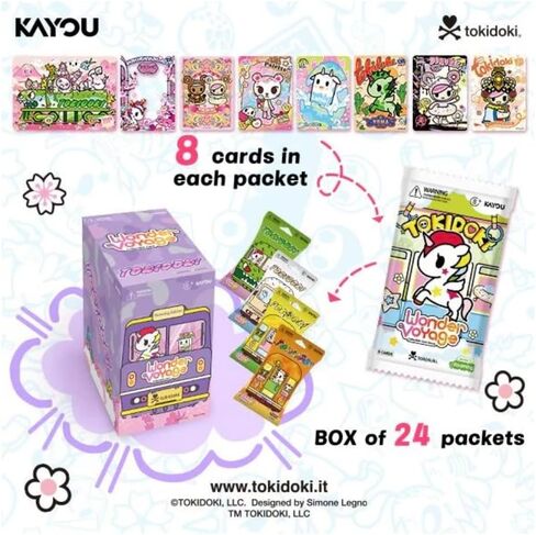 KAYOU tokidoki Wonder Voyage Collection Cards - Roaming Edition English - Display Box。 in Saudi Arabia