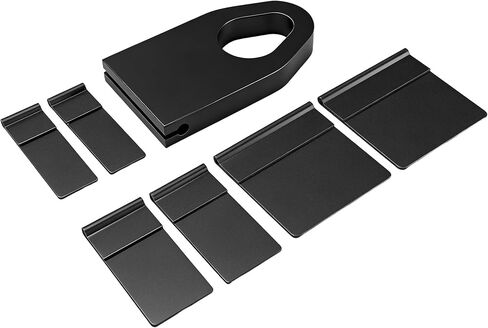 Universal Auto Body Pull and Weld Clamp Set - 7 Plate Kit with Hook, Powder Coated Steel, Compatible with Most Car Frame Collision Repair for Panels, Chassis, and Dent Pulling in Saudi Arabia