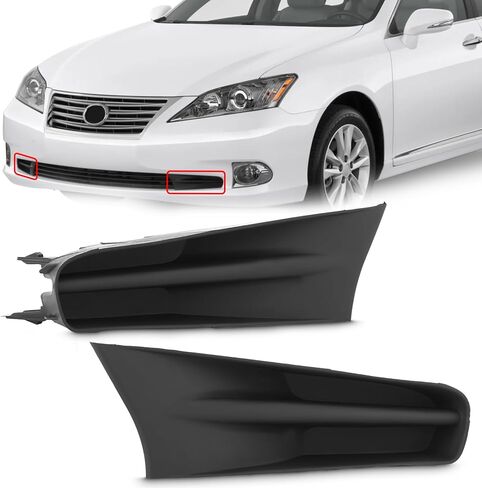 غطاء شبكة ممتص الصدمات من KARPAL متوافق مع 2010-2012 Lexus ES350 للسائق الأسود وجانب الركاب، بديل لـ LX1038103 LX1039103 in Kuwait