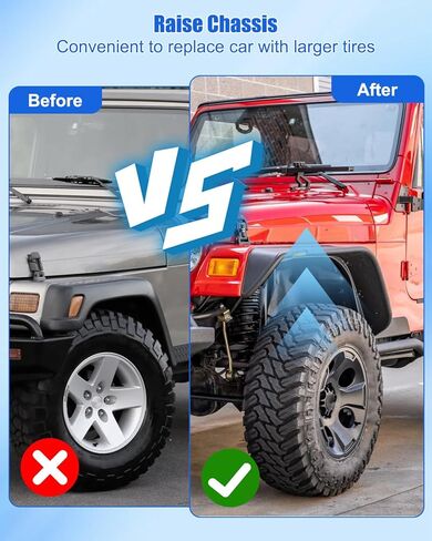 3/4" Coil Spring Spacers Fit for Jeep Wrangler TJ 1997-2006 in Kuwait