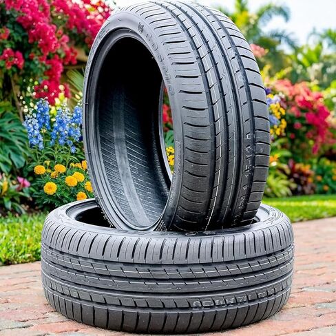 مجموعة من 2 إطارات كوزمو إطارات شعاعية عالية الأداء لسيارة الركاب MuchoMacho لجميع المواسم - 195/45R16 195/45ZR16 195/45/16 195/45-16 نطاق تحميل 84 وات XL 4 طبقات BSW جدار جانبي أسود UTQG 300AAA in Kuwait