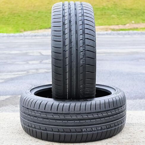 مجموعة من 2 إطارات كوزمو إطارات شعاعية عالية الأداء لسيارة الركاب MuchoMacho لجميع المواسم - 195/45R16 195/45ZR16 195/45/16 195/45-16 نطاق تحميل 84 وات XL 4 طبقات BSW جدار جانبي أسود UTQG 300AAA in Kuwait