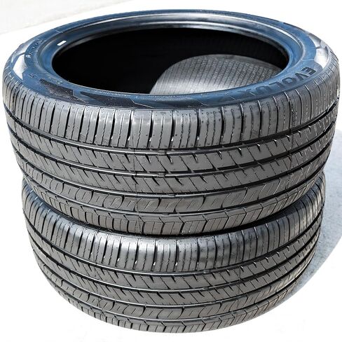 إطار شعاعي عالي الأداء Evoluxx Capricorn UHP لجميع المواسم للشاحنات/سيارات الدفع الرباعي - 275/55R20 275/55/20 275/55-20 117 وات نطاق تحميل XL 4 طبقات BSW جدار جانبي أسود UTQG 480AA in Kuwait