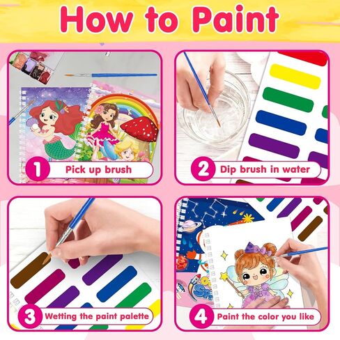 Kalysky 24Set Water Coloring Books Party Favors for Kids Ages 4-8 8-12,Bulk Mini Water Coloring Books-Birthday Party Favors Goodie Bags Stuffers Return Gifts Classroom Prizes in Kuwait