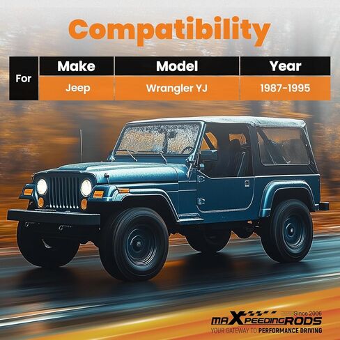شريط رفع Sway أمامي 4-6 بوصة من maxpeedingrods قطع سريع لسيارة جيب رانجلر YJ 1987-1995 in Kuwait