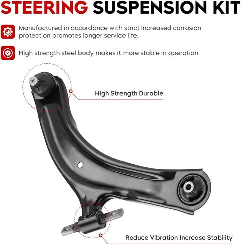 Front Lower Control Arms w/Ball Joint Suspension Kit Fit for Nissan Rogue 2008-2013 Nissan Rogue Select 2014-2015 MS30194 MS30195-2pcs in Kuwait
