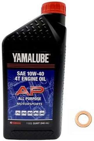 Yamaha Banshee 350 (1987-2006) جميع الموديلات طقم زيت ناقل الحركة/الكرنك Yamaha الجزء # LUB-10W40-AP-12، جزء غسالة السحق # 90430-14043-00 in Kuwait