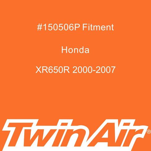 Twin Air Dual Stage Foam Air Filter with Cage for Honda XR650R 2000–2007 – OEM Replacement 17210-MBN-670/17211-MBN-670 – Off-Road Use in Kuwait