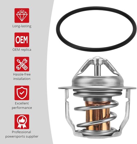JAVIK ترموستات وحلقة دائرية مناسبة لهوندا TRX450R 2004-2009 TRX450ER 2006-2014، OEM #19300-HP1-671 91373-733-003 in Kuwait