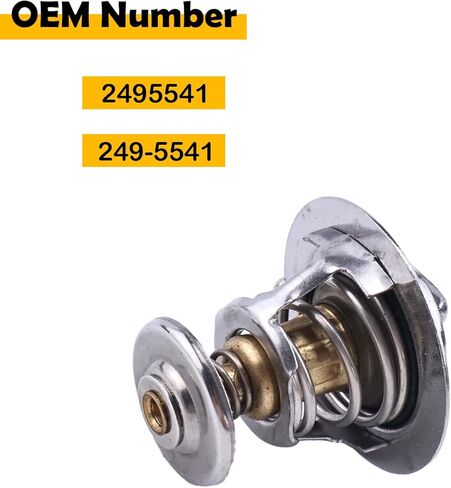249-5541 2495541 ترموستات متوافق مع محرك كاتربيلر 3013C 3024 C1.1 C1.5 C1.6 C2.2 الحفار 304 305 303.5CR 304CR محمل 216 226 228 232 242 in Kuwait