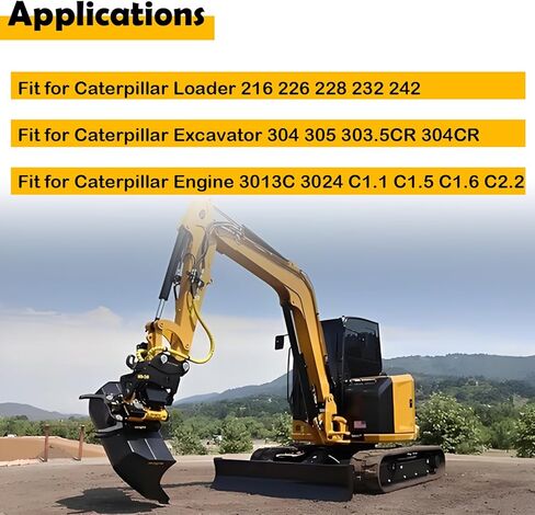 249-5541 2495541 ترموستات متوافق مع محرك كاتربيلر 3013C 3024 C1.1 C1.5 C1.6 C2.2 الحفار 304 305 303.5CR 304CR محمل 216 226 228 232 242 in Kuwait