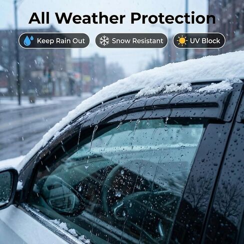 واقيات النوافذ درع حماية المطر لسيارة Subaru Trailseeker MK1 2025-2026، الدخان أثناء القيادة في المطر يقلل من تركيب لاصق ضوضاء الرياح in Kuwait