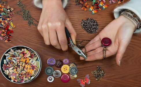Pack of 50 Pcs Mixed 1 inch Buttons for Sewing, 2-Hole Design, Wooden Assorted Buttons for Crafts, Ideal Small Butterflies for Crafts, Sewing, Scrapbooking and DIY Projects in Saudi Arabia