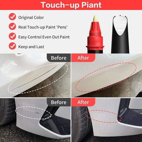 Carhoo 850 Pepper White متوافق مع قلم طلاء MINI Cooper Exact Match Touch Up in Kuwait