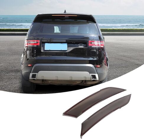 Black Rear Tail Light Lens Taillight Kit Compatible with Land Rover Discovery 5 2017-2020 Rear Fog Light Car Exterior Taillight Protection Cover Accessories in Kuwait