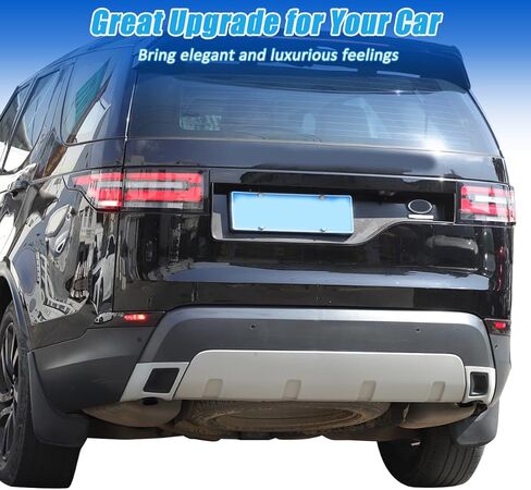 Black Rear Tail Light Lens Taillight Kit Compatible with Land Rover Discovery 5 2017-2020 Rear Fog Light Car Exterior Taillight Protection Cover Accessories in Kuwait