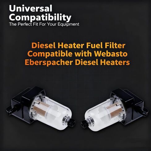 2Pcs Replacement Fuel Filter Water Separator Kit, Engine Water Fuel Separator Filter Assembly for Webasto/Espar Heaters in Saudi Arabia
