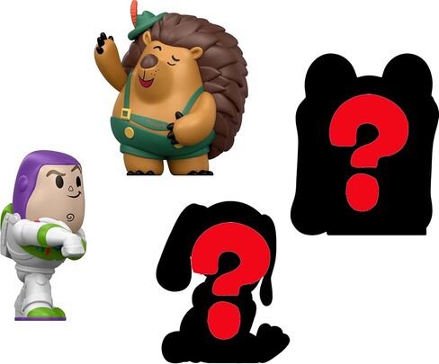 Mattel Disney and Pixar Toy Story 5 Mini Figures Multipacks, 4 Small Stars Movie Toys in Themed Group, 2 Characters Shown & 2 Hidden, Unpack Surprise in Kuwait