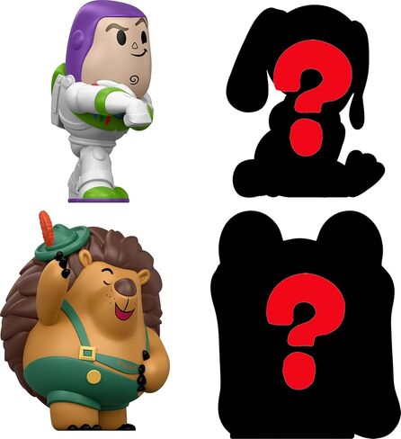 Mattel Disney and Pixar Toy Story 5 Mini Figures Multipacks, 4 Small Stars Movie Toys in Themed Group, 2 Characters Shown & 2 Hidden, Unpack Surprise in Kuwait