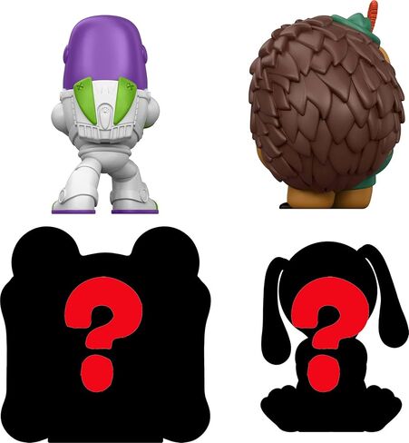 Mattel Disney and Pixar Toy Story 5 Mini Figures Multipacks, 4 Small Stars Movie Toys in Themed Group, 2 Characters Shown & 2 Hidden, Unpack Surprise in Kuwait
