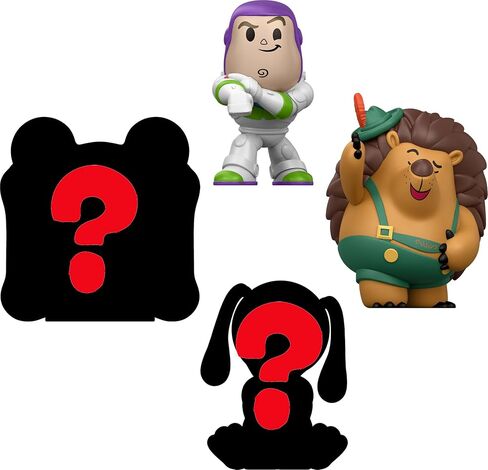 Mattel Disney and Pixar Toy Story 5 Mini Figures Multipacks, 4 Small Stars Movie Toys in Themed Group, 2 Characters Shown & 2 Hidden, Unpack Surprise in Kuwait