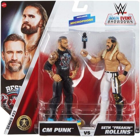 WWE CM Punk & Seth Rollins الحدث الرئيسي 2-حزمة 23 in Kuwait