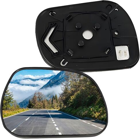 Driver Side Mirror Replacement Glass for Toyota RAV4 2006-2012, Automotive Exterior Heated Left Side View Mirror Glass for Toyota RAV4 2006 2007 2008 2009 2010 2011 2012 in Saudi Arabia