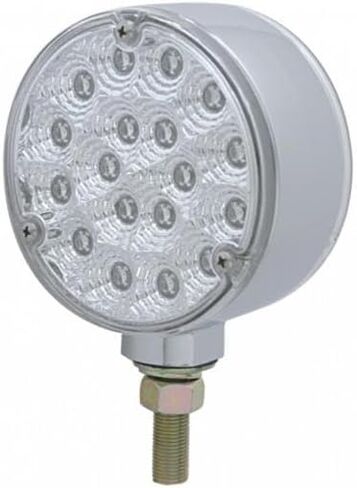 United Pacific 39601 مصباح إشارة الانعطاف مزدوج الوجه، 36 عاكس LED، كهرماني وأحمر LED/عدسة شفافة in Kuwait