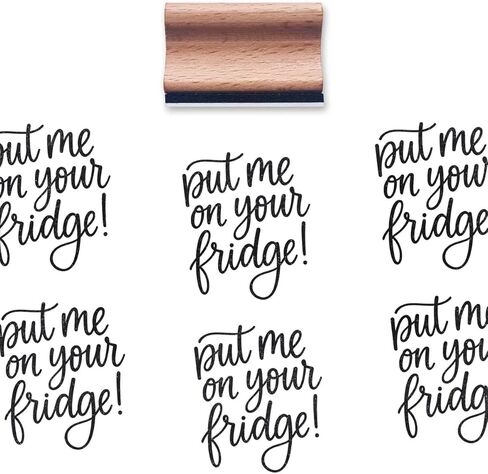 Put Me on Fridge Rubber Stamp, 1-1/3 Medium Stamp for Scrapbooking Card Making Crafting in Kuwait