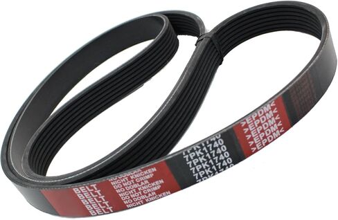 حزام قيادة محرك اعوج من AUCERAMIC مناسب 2010-2011 لسيارة Honda CR-V LX EX EX-L 2.4L استبدال # K070685, 7PK1740, 56992REZA01 in Kuwait