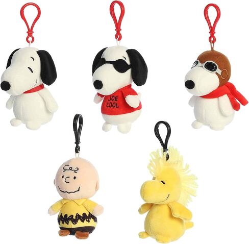 Aurora® Adorable Peanuts® Mini Plush Surprise - سلسلة قابلة للتجميع - ألعاب مرخصة رسميًا لجميع محبي سنوبي - 3.5 بوصة - قطعة واحدة in Kuwait