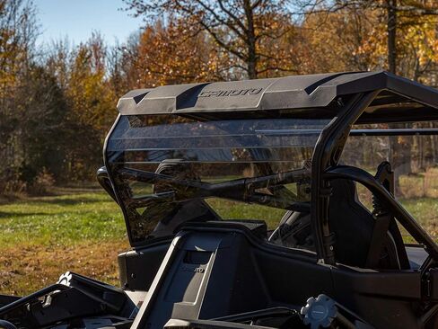 الزجاج الأمامي الخلفي SuperATV لـ 2020-2022 CFMOTO ZForce 950 | ملون بشكل خفيف وغير مقاوم للخدش من البولي كربونات بسمك 1/4 بوصة أقوى 250 مرة من الزجاج | صنع في الولايات المتحدة الأمريكية in Kuwait