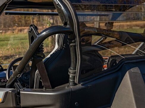 الزجاج الأمامي الخلفي SuperATV لـ 2020-2022 CFMOTO ZForce 950 | ملون بشكل خفيف وغير مقاوم للخدش من البولي كربونات بسمك 1/4 بوصة أقوى 250 مرة من الزجاج | صنع في الولايات المتحدة الأمريكية in Kuwait