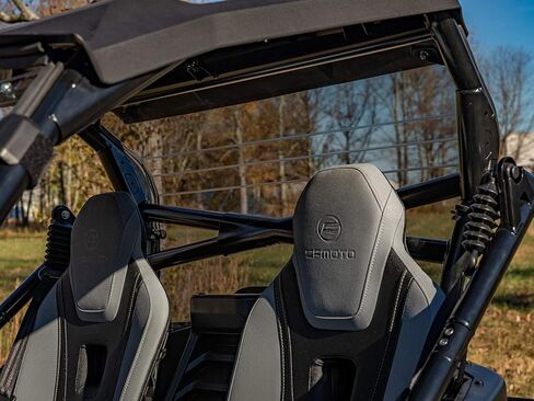 الزجاج الأمامي الخلفي SuperATV لـ 2020-2022 CFMOTO ZForce 950 | ملون بشكل خفيف وغير مقاوم للخدش من البولي كربونات بسمك 1/4 بوصة أقوى 250 مرة من الزجاج | صنع في الولايات المتحدة الأمريكية in Kuwait