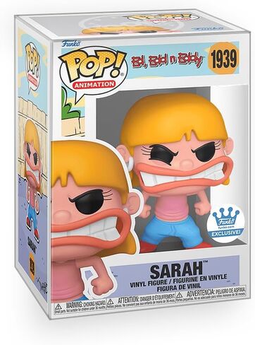 Epic Collectibles Pop Animation: Ed, EDD n Eddy - Angry Sarah Exclusive Vinyl Figure Bundled with Box Protector Compatible for Funko in Kuwait