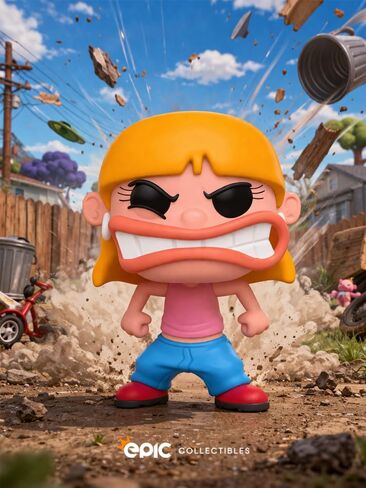 Epic Collectibles Pop Animation: Ed, EDD n Eddy - Angry Sarah Exclusive Vinyl Figure Bundled with Box Protector Compatible for Funko in Kuwait