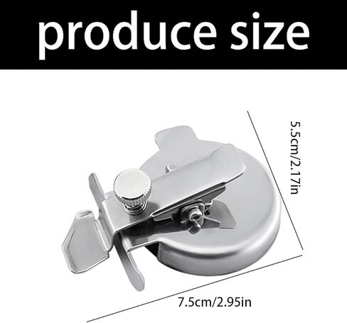 Stainless Steel Magnetic Seam Guide for Sewing Machine, Multifunctional Sewing Ruler Hemmer Guide with Clip for Walking Foot Sewing Machine in Kuwait