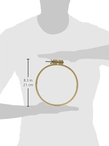 Morgan Quality Products 7 Inch No-Slip Embroidery Hoop, Interlocking Tongue and Groove Design in Saudi Arabia