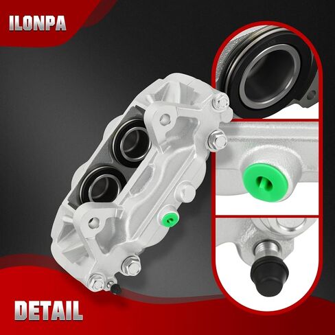 مجموعة فرجار فرامل القرص الأمامي تناسب 2005-2014 Toyota Tacoma، 00-06 Tundra، 2016-2023 Tacoma، 2003-2009 4Runner Caliper Casting #13WG، مجموعة الفرجار الأمامي الأيسر والأيمن مع قطعتين، 19-2984+19-2985 in Kuwait