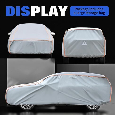 Heavy Duty Hail Protector Car Cover Fit for SUV-Length (190 Inch).Anti Hail Thickened Multi-Layered EVA Car Cover Waterproof Sun UV Rain Snow All Weather, Outdoor Protection Cover in Saudi Arabia