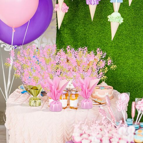 3 Sets Princess Table Decorations Pink and Gold Crown Centerpiece for Birthday Party Foil Spray Table Decor for Graduation Anniversary Bachelorette Wedding Party Supplies in Kuwait