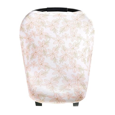Copper Pearl Multi-Use Cover: Car Seat Covers, Nursing Cover, and Stroller Cover for Sun - Stretchy Fabric, All-Season Use, Stylish Designs, Easy Access for Moms - Jude in Saudi Arabia
