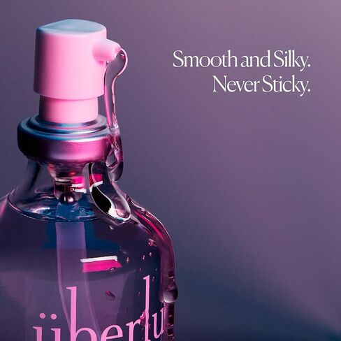 حزمة Uberlube للمنزل والسفر - مجموعة أدوات تشحيم السفر الفضية + زجاجة تشحيم سيليكون سعة 55 مل، غير معطرة وعديمة النكهة، تعمل تحت الماء - 55 مل + مجموعة فضية in Kuwait
