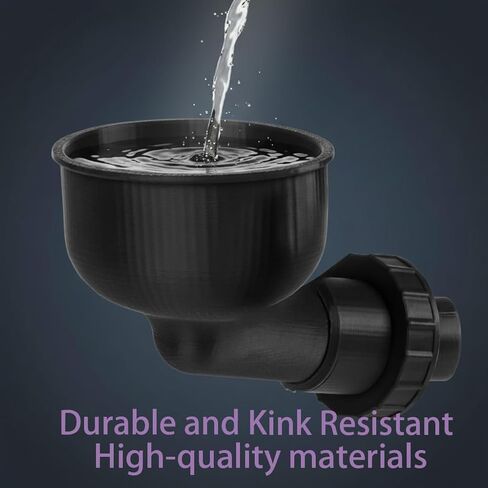 Rv Fresh Water Tank Fill Funnel Wide Mouth Multipurpose Fresh Funnel with Screw-On Cam-Lock Flexible Heavy-Duty for Engine Oil Changes Travel Trailer & Camper Maintenance in Saudi Arabia