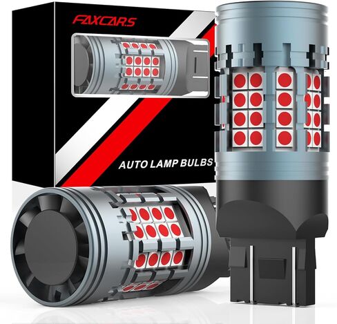 7440 LED Brake Light Bulb Red for Ram 1500 2500 3500 4500 5500 2020-2024 2025, Super Bright 7440LL W21WLL Rear Tail/Turn and Stop Lights, Pack of 2 in Saudi Arabia